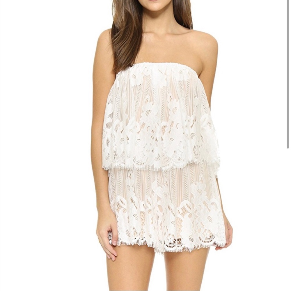 Lovers and Friends Lace Romper